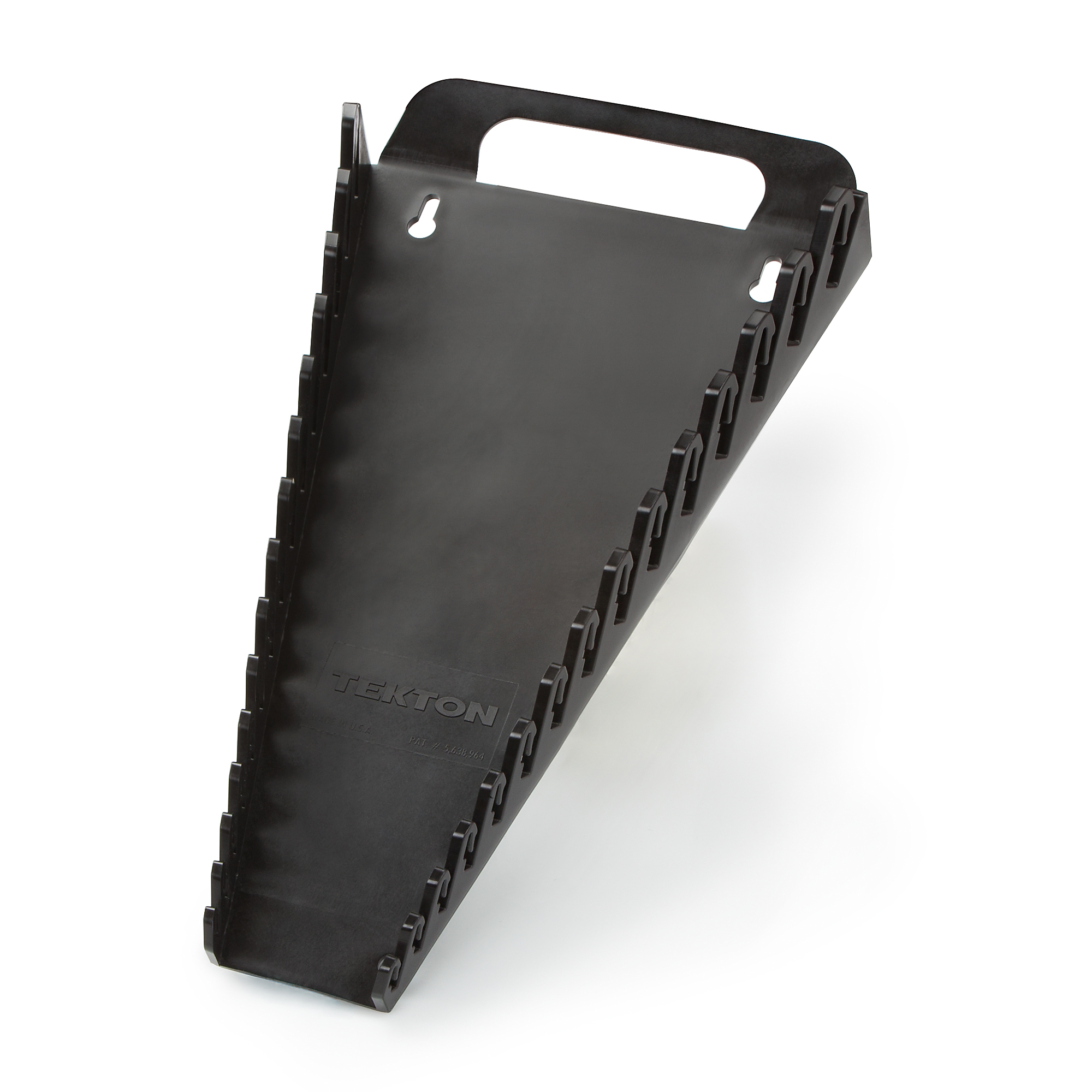 TEKTON 15-Tool Combination Wrench Holder (Black) | 79352